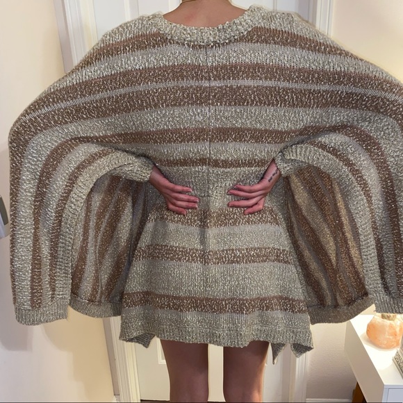 Classy Women’s Soft Wool Beige Long Sleeve Sweater Dress - Picture 5 of 10